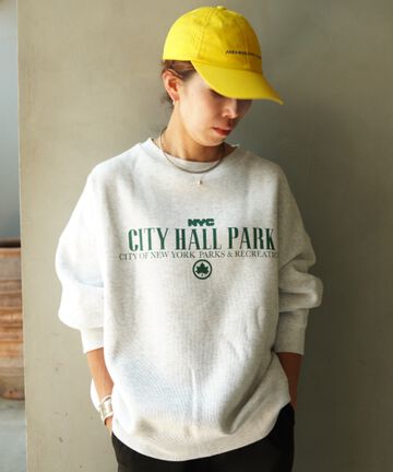 【先行予約 10月中旬-10月下旬入荷予定】GOOD ROCK SPEED (グッドロックスピード) NYCスウェット/WHITE