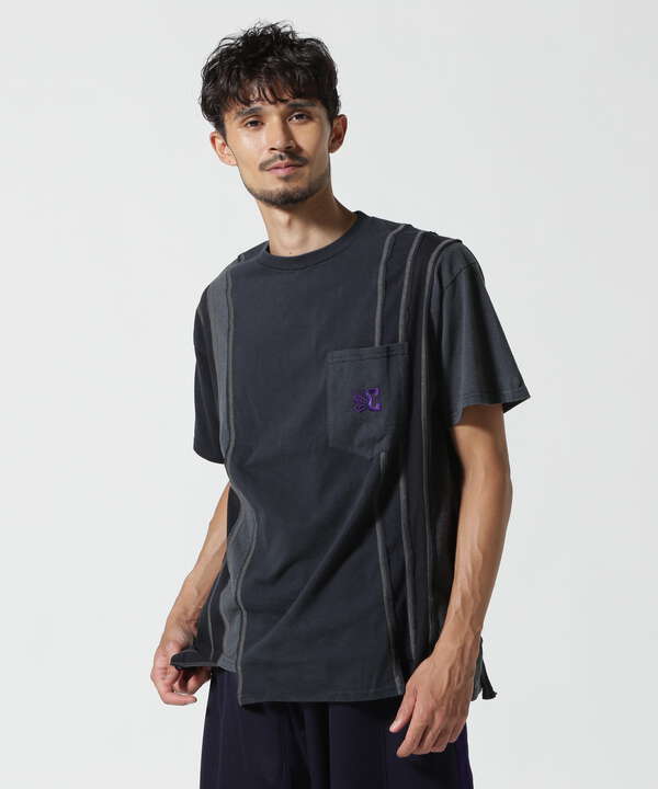 NEEDLES x DC / 7 CUTS S/S TEE - SOLID / FADE