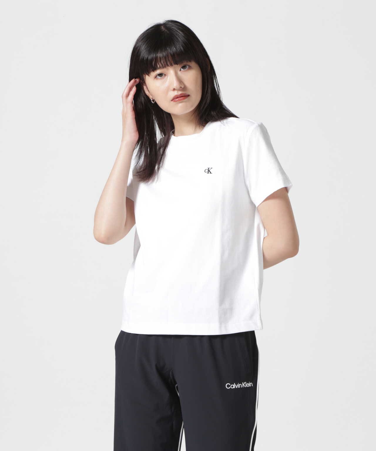 カルバンクライン Calvin Klein Womens White Blouson Long Off-The