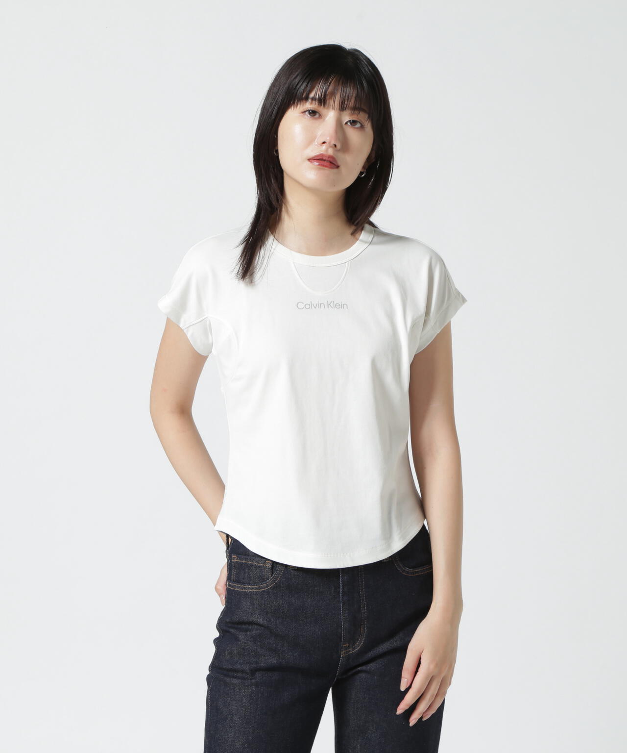 【新品】カルバンクライン Tシャツ スウェット セットアップ ブラックxグレーS