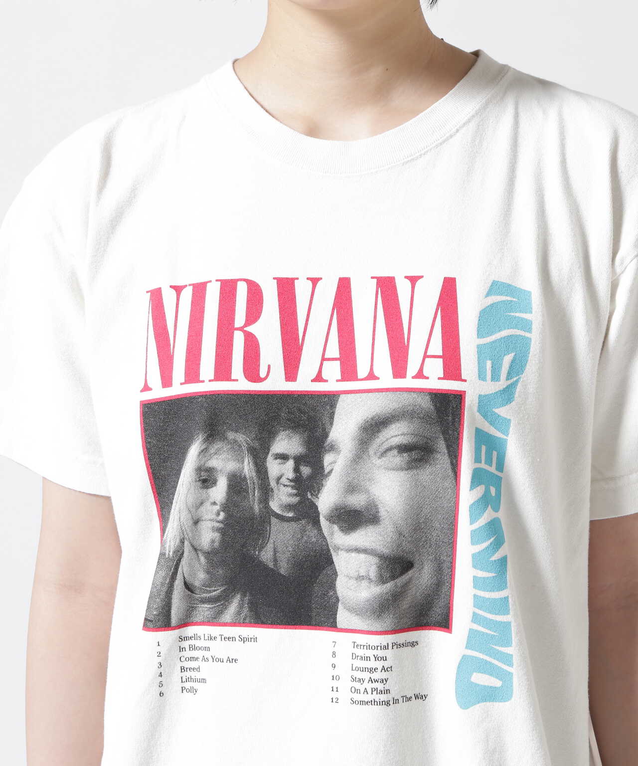 Nirvana 総柄 tシャツ nevermind vintage usa-