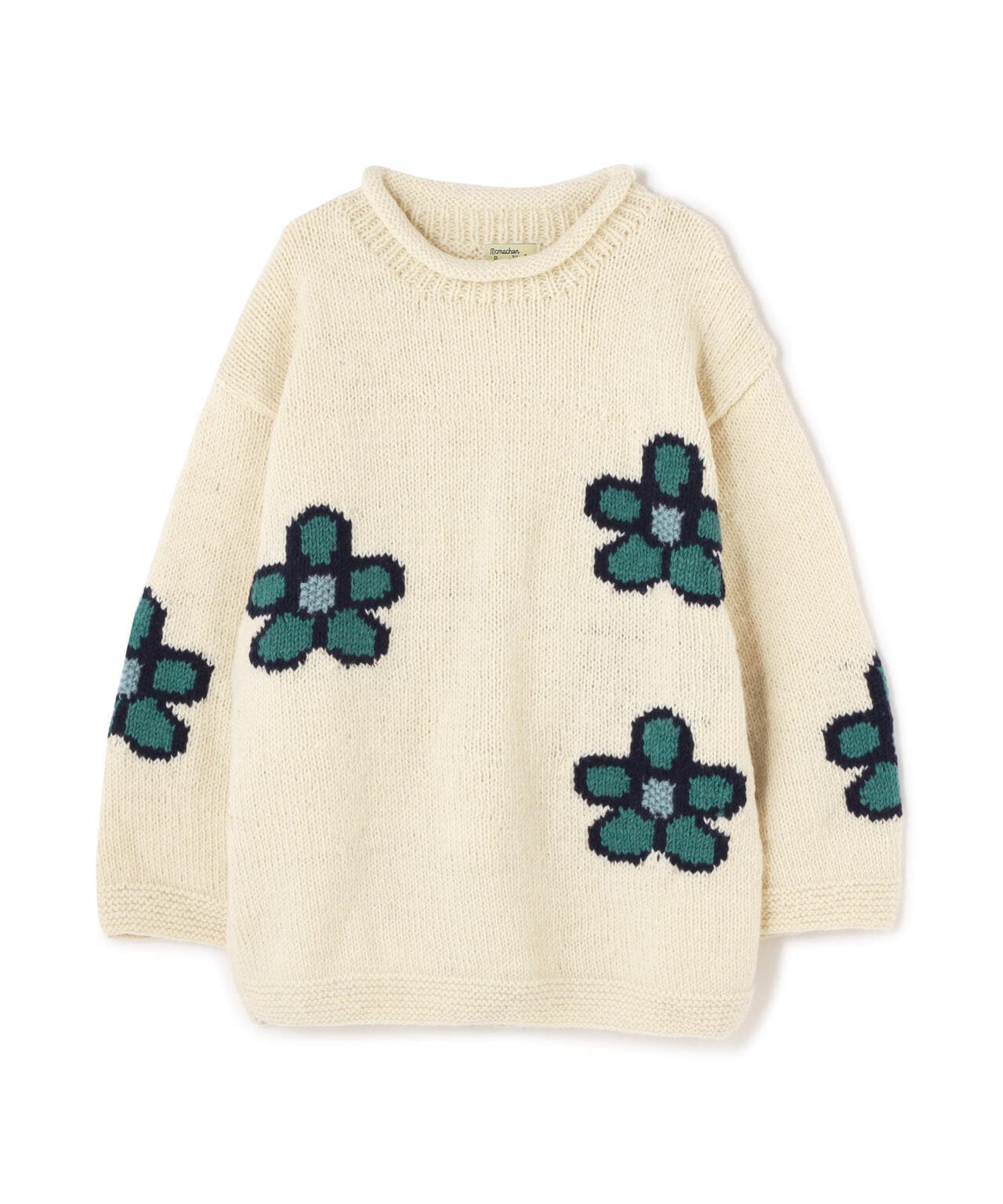 MacMahon Knitting Mills / Roll Neck Knit-Sparse Flower | B'2nd