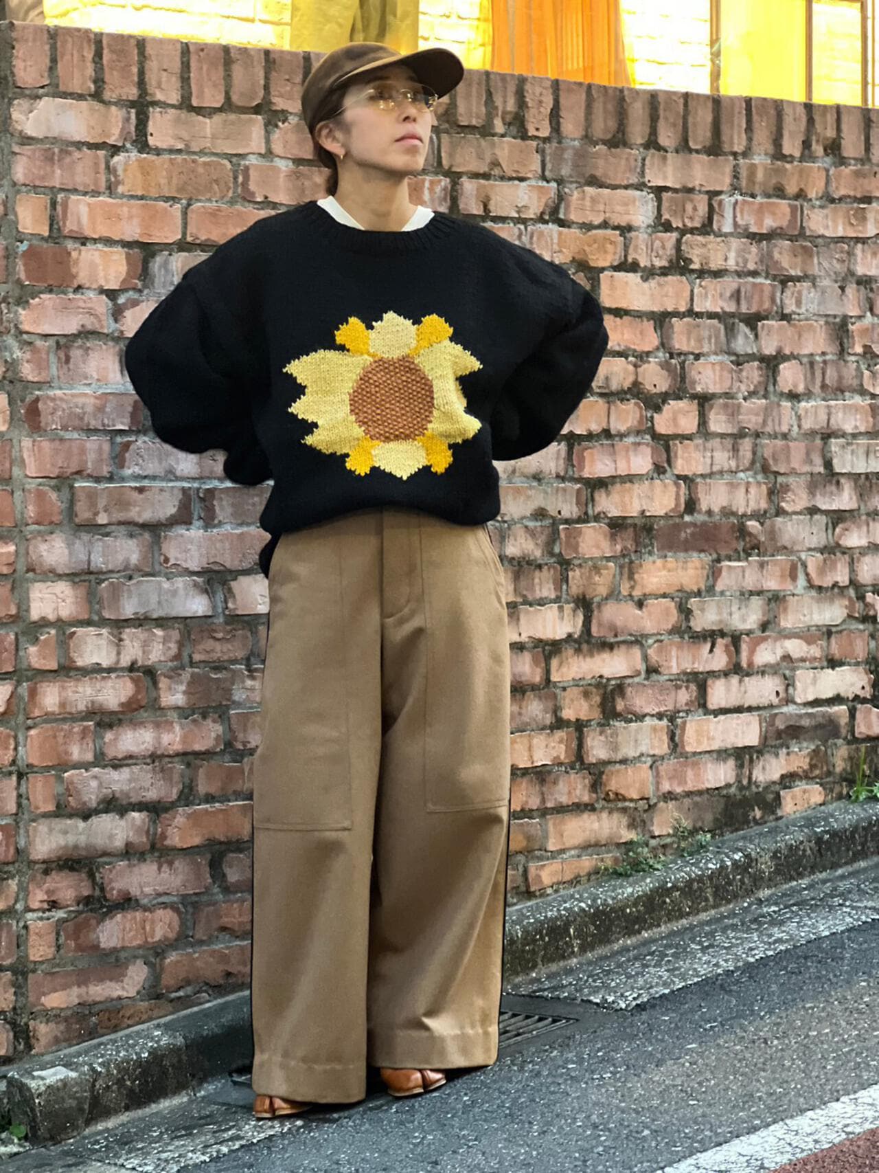 MacMahon Knitting Mills / Crew Neck Knit-Sunflower | B'2nd ( ビー