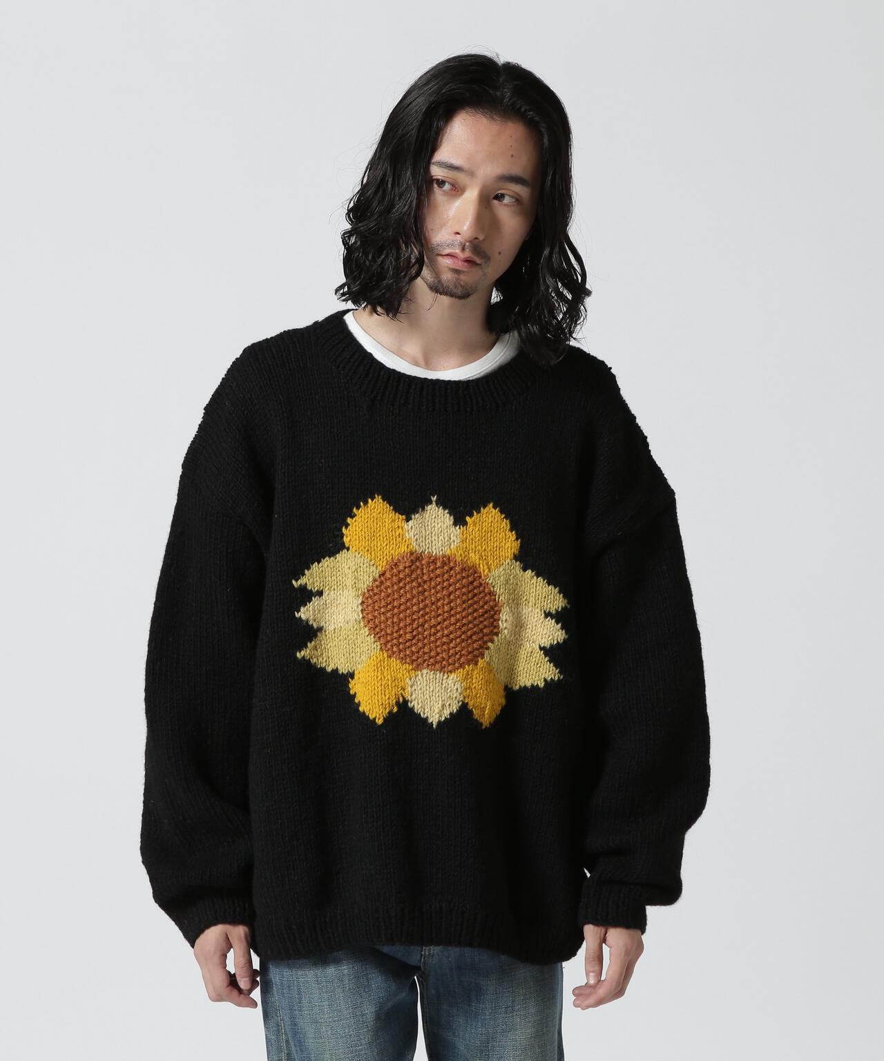 MacMahon Knitting Mills / Crew Neck Knit-Sunflower | B'2nd ( ビー 