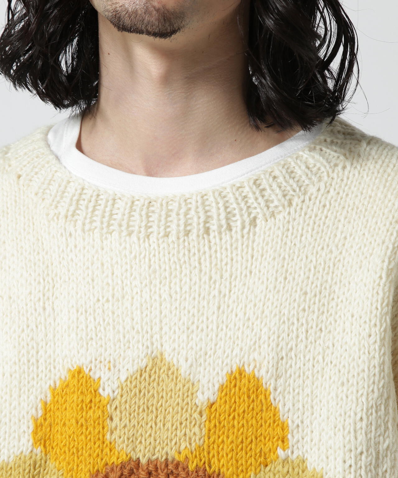 MacMahon Knitting Mills / Crew Neck Knit-Sunflower | B'2nd ( ビー