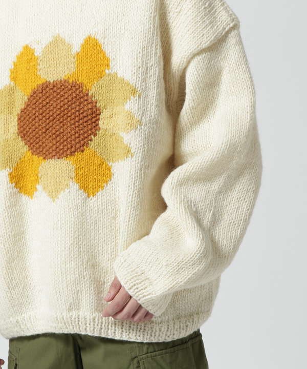 MacMahon Knitting Mills / Crew Neck Knit-Sunflower