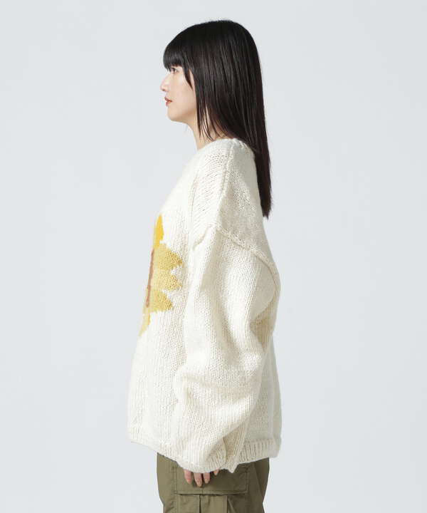 MacMahon Knitting Mills / Crew Neck Knit-Sunflower