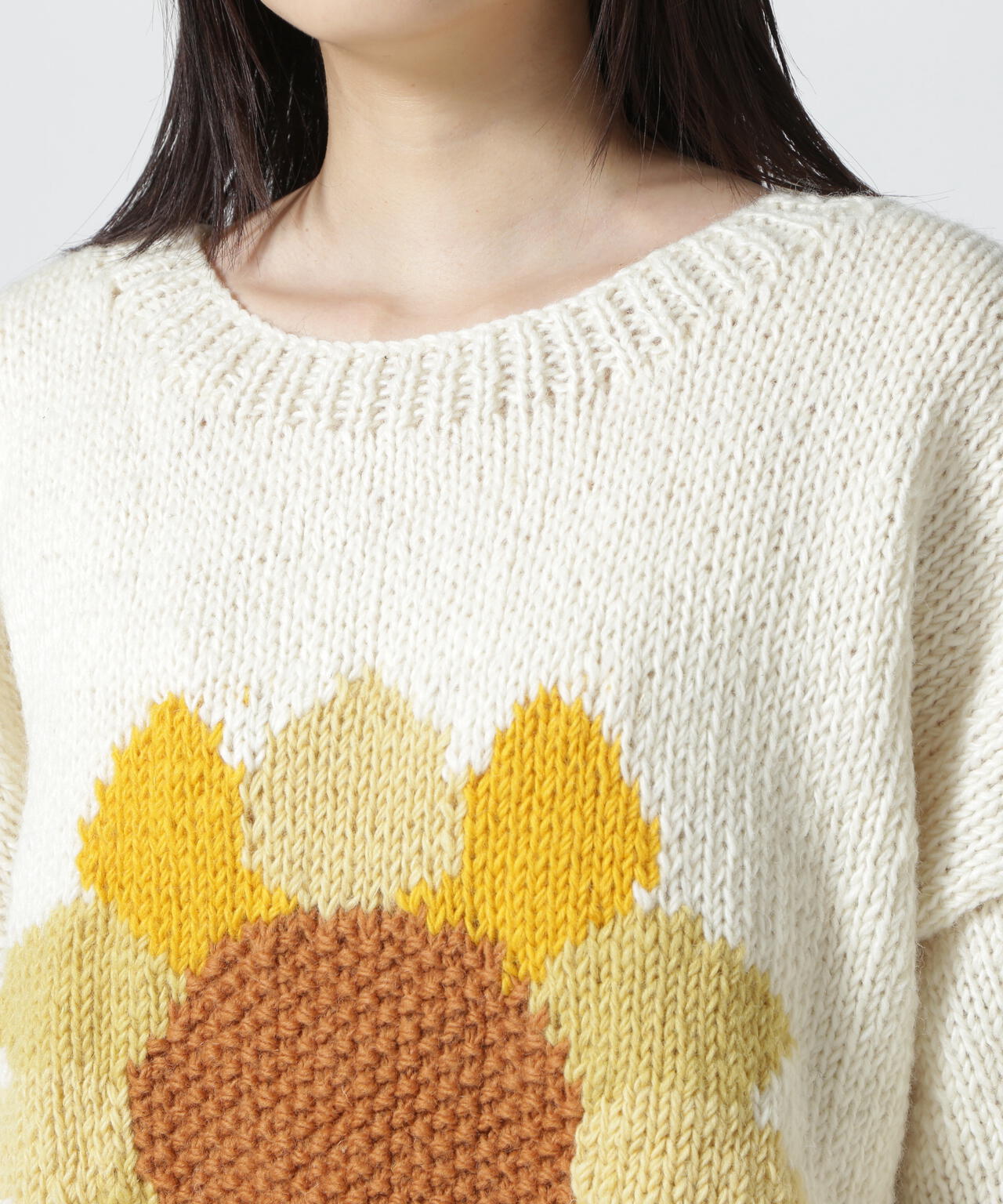MacMahon Knitting Mills / Crew Neck Knit-Sunflower | B'2nd ( ビー