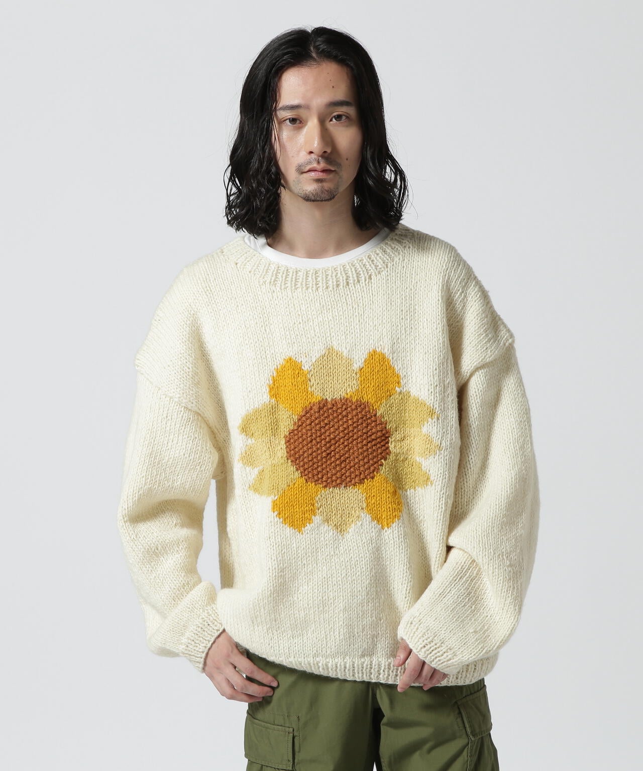 MacMahon Knitting Mills / Crew Neck Knit-Sunflower | B'2nd ( ビー 