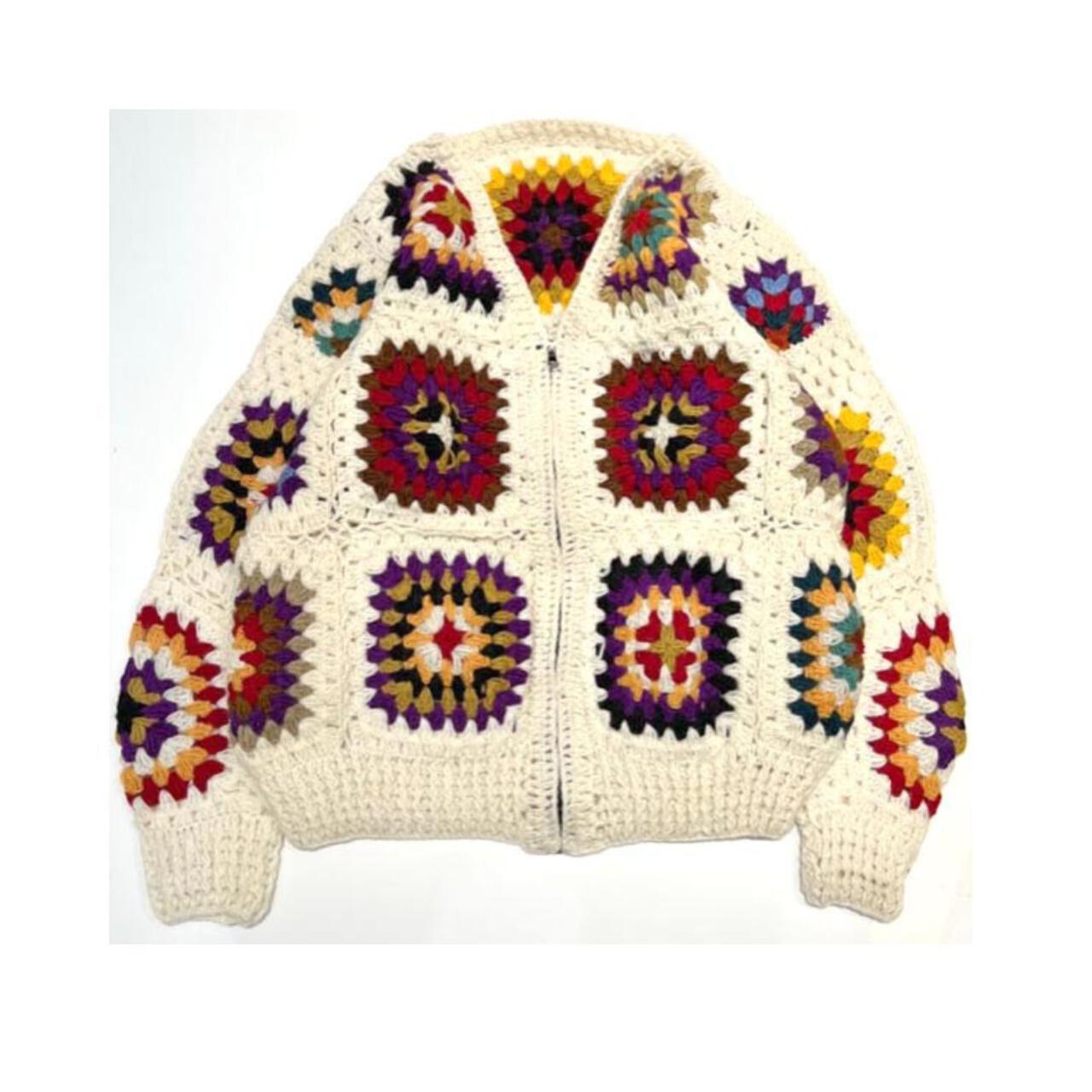 MacMahon Knitting Mills / Crochet V-neck Cardigan | B'2nd ( ビー 