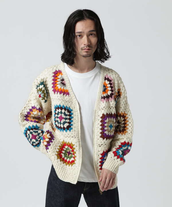 MacMahon Knitting Mills / Crochet V-neck Cardigan（7853240260 ...