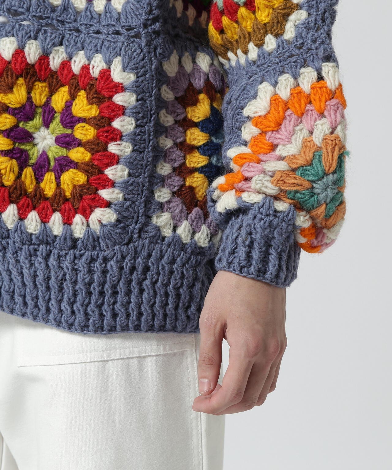 MacMahon Knitting Mills / Crochet V-neck Cardigan | B'2nd ( ビー
