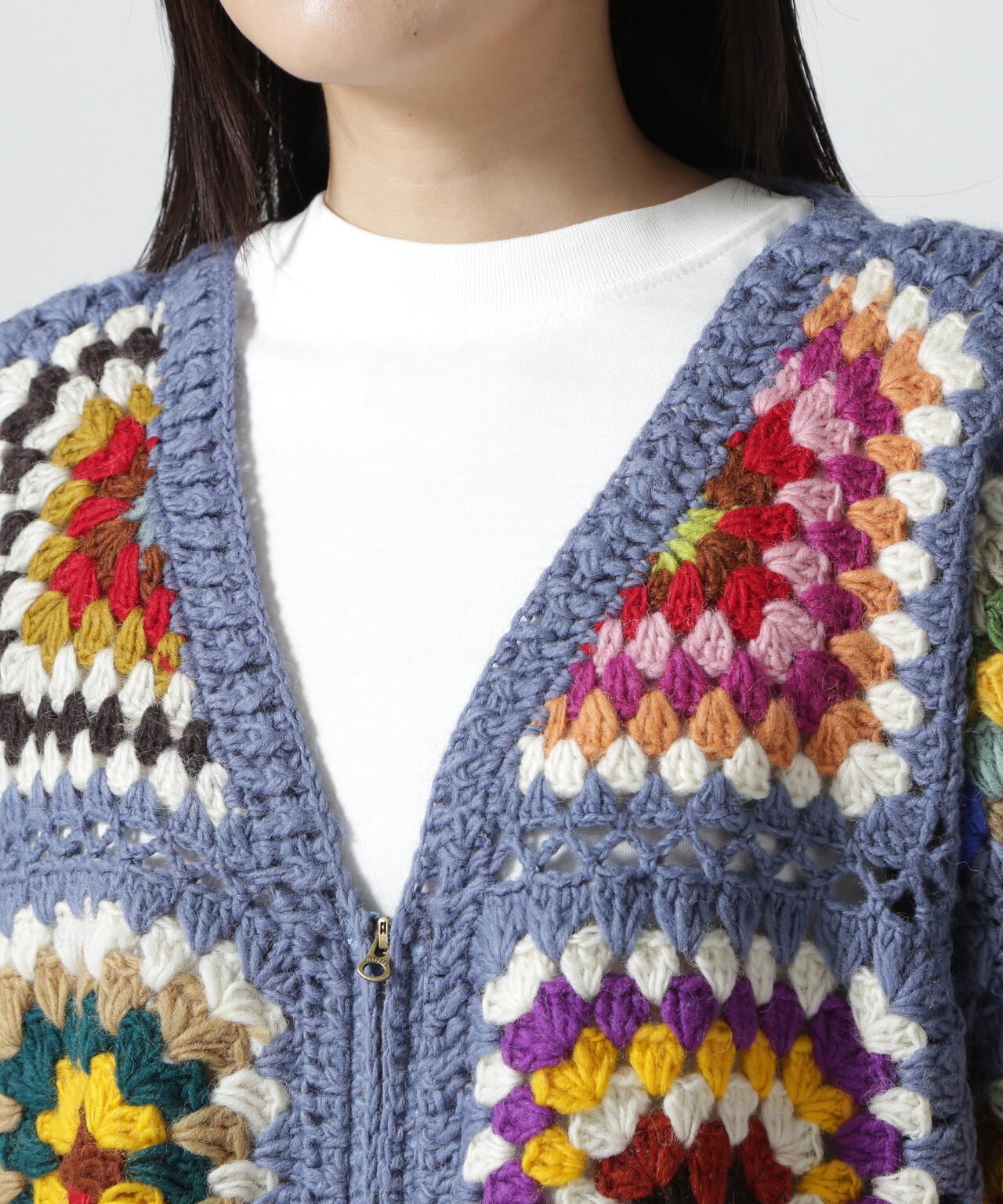 MacMahon Knitting Mills / Crochet V-neck Cardigan | B'2nd ( ビー 