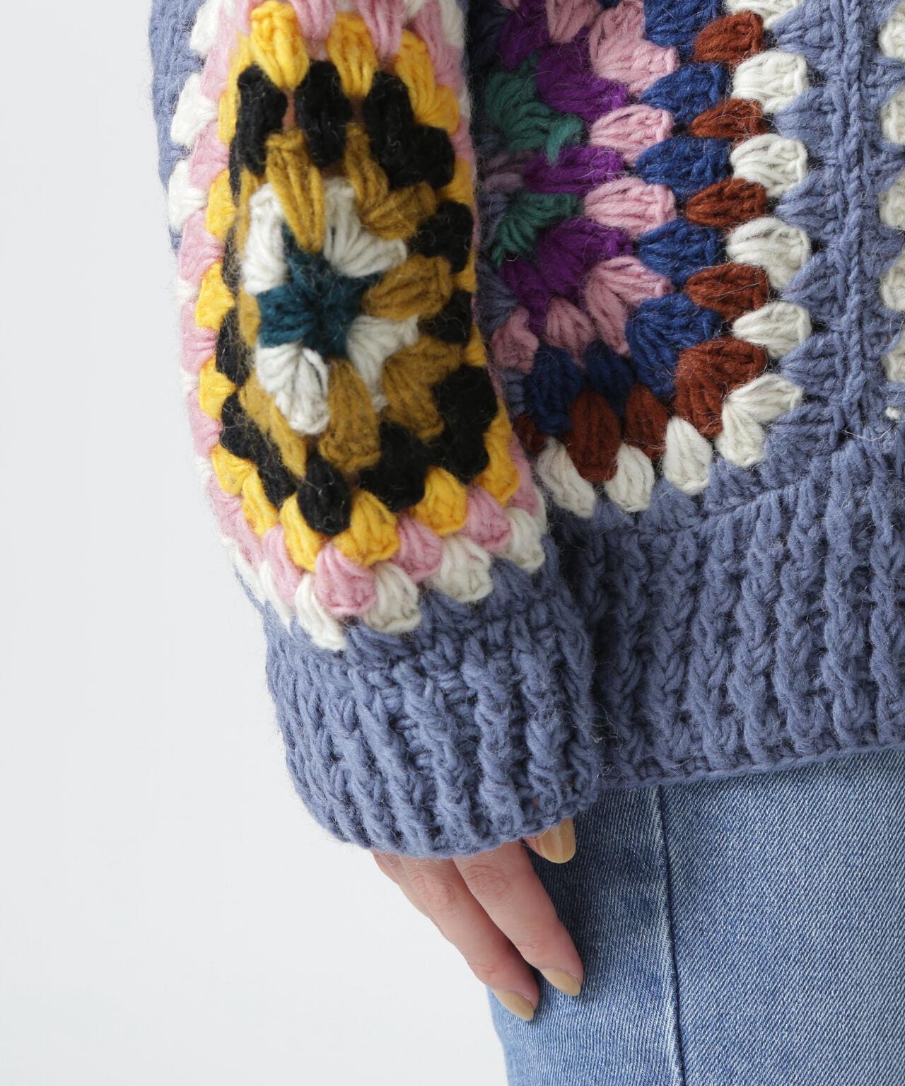 MacMahon Knitting Mills / Crochet V-neck Cardigan | B'2nd ( ビー