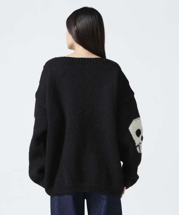 MacMahon Knitting Mills/Crew Neck Knit-Line Skulls