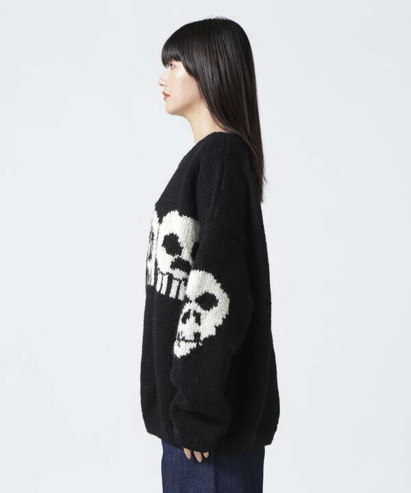 MacMahon Knitting Mills/Crew Neck Knit-Line Skulls