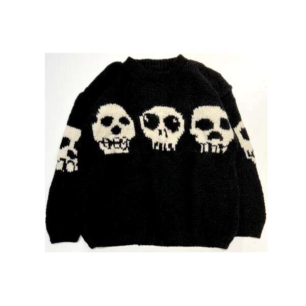 MacMahon Knitting Mills/Crew Neck Knit-Line Skulls