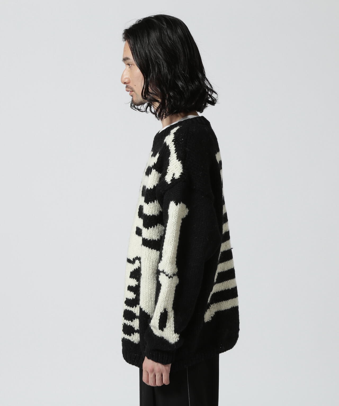 MacMahon Knitting Mills/Crew Neck Knit-Bone | B'2nd ( ビーセカンド 