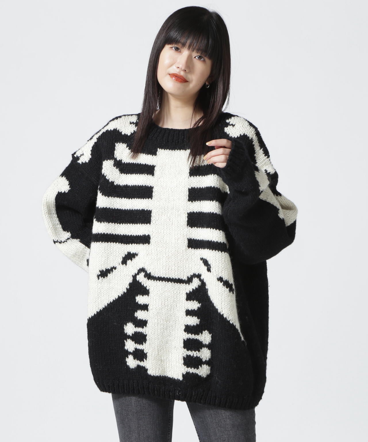 MacMahon Knitting Mills/Crew Neck Knit-Bone | B'2nd ( ビーセカンド 