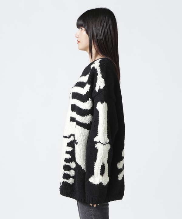 MacMahon Knitting Mills/Crew Neck Knit-Bone