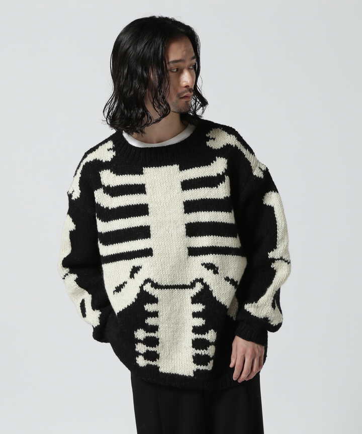 MacMahon Knitting Mills/Crew Neck Knit-Bone（7853240264） | B'2nd ...