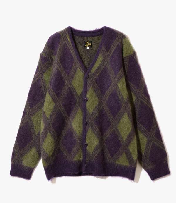 NEEDLES(ニードルズ) MOHAIR CARDIGAN - ARGYLE