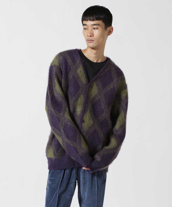 NEEDLES(ニードルズ) MOHAIR CARDIGAN - ARGYLE（7853240284） | B'2nd