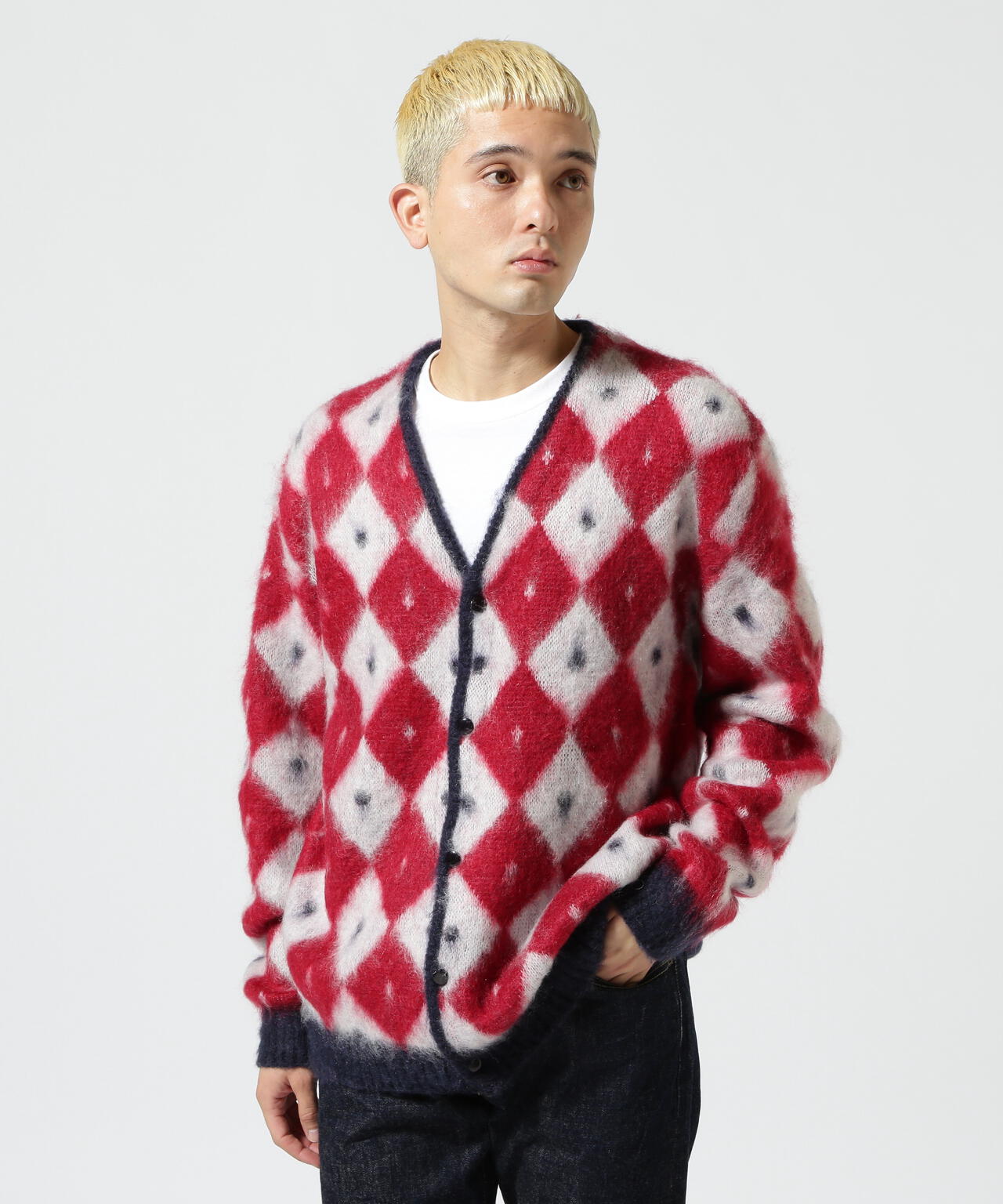 NEEDLES(ニードルズ) MOHAIR CARDIGAN - DIAMOND | B'2nd ( ビー ...