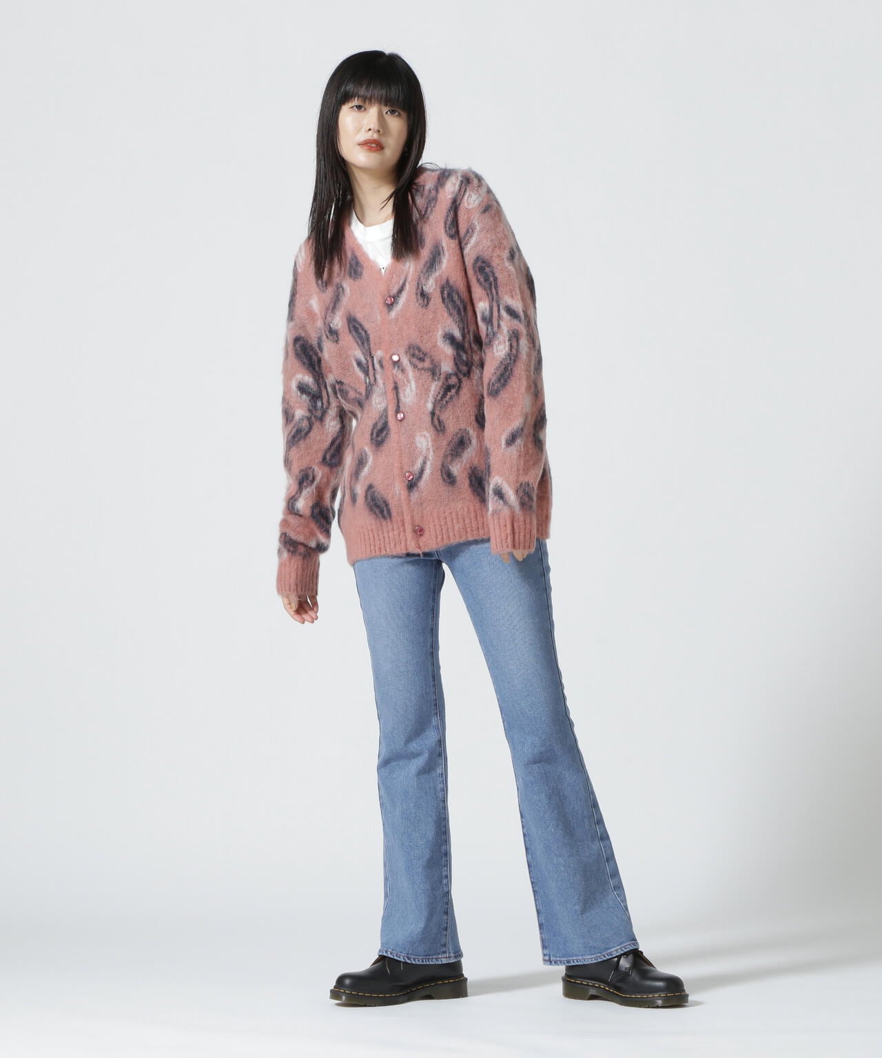 NEEDLES(ニードルズ) MOHAIR CARDIGAN - Paisley for women | B'2nd