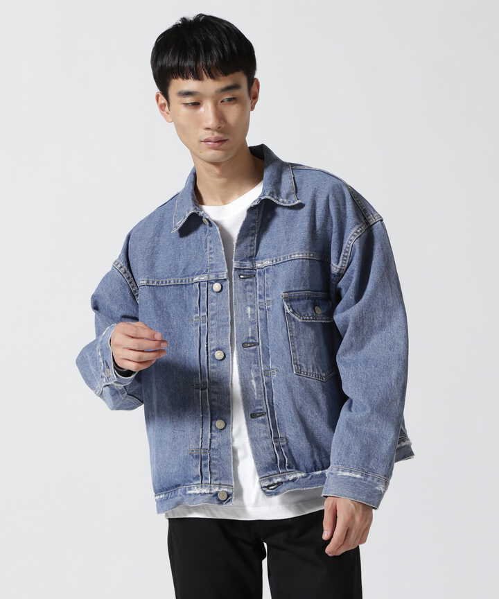 REMI RELIEF(レミレリーフ) 14OZ DENIM 1st JKT(リペア) | B