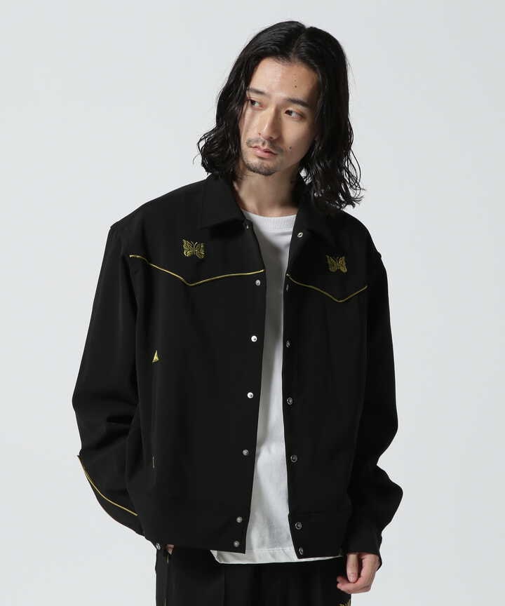 NEEDLES/Piping Cowboy Jacket-Pe/Pu Double Cloth