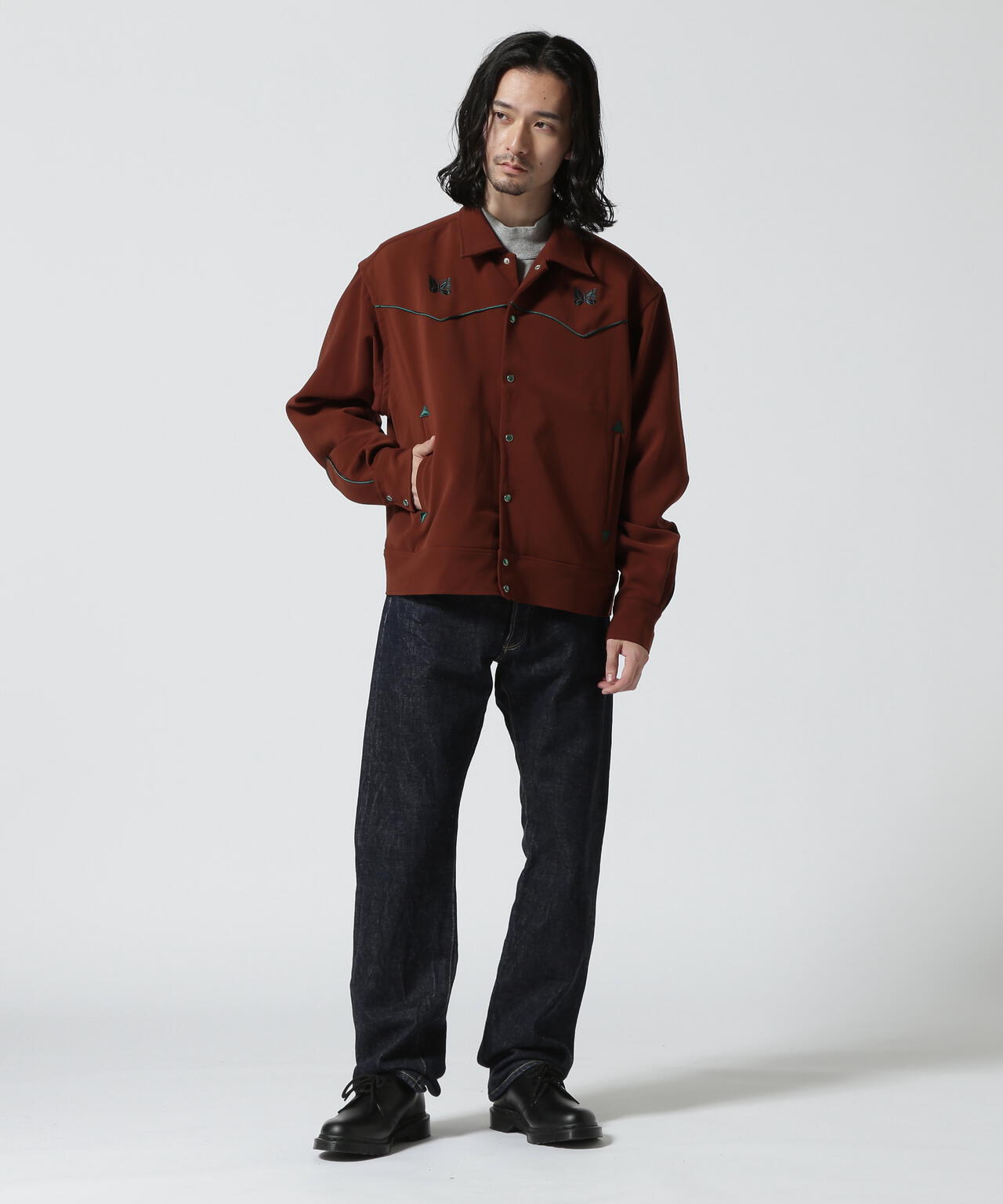 NEEDLES/Piping Cowboy Jacket-Pe/Pu Double Cloth | B'2nd ( ビー 