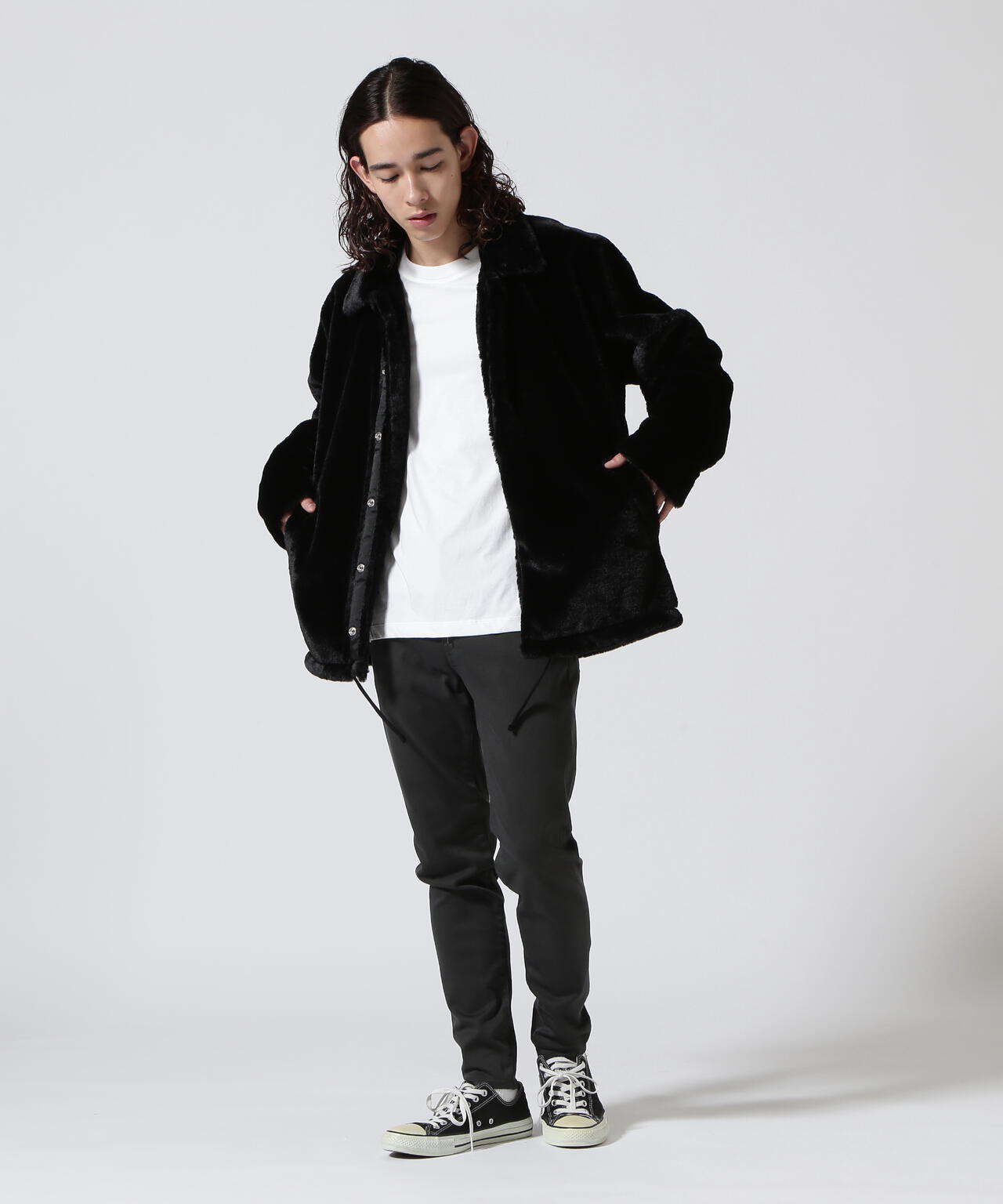 LUSOR（ルーソル）ECO FUR COACH JKT エコファーコーチジャケット