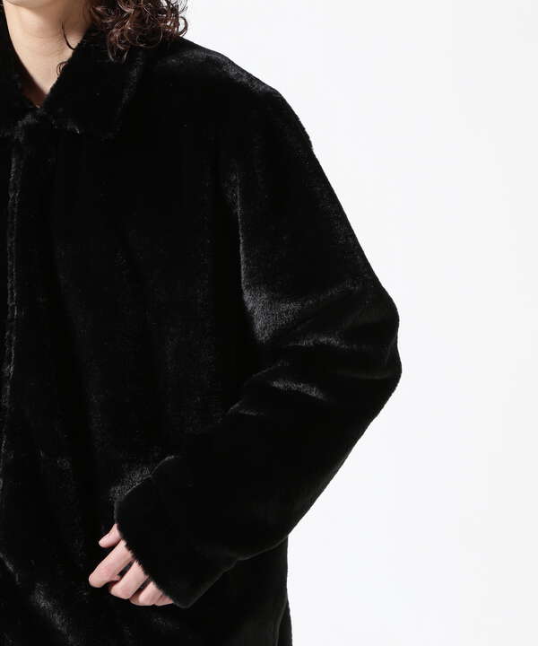 LUSOR（ルーソル）ECO FUR COACH JKT エコファーコーチジャケット