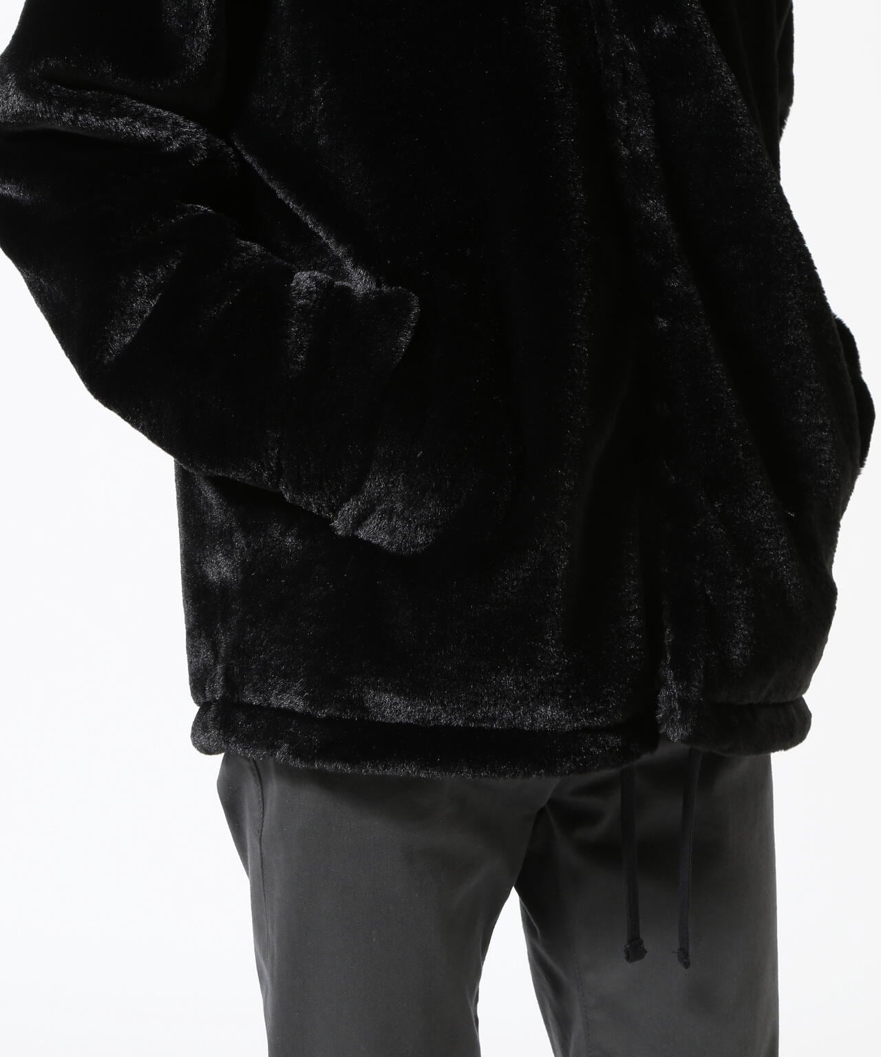 LUSOR（ルーソル）ECO FUR COACH JKT エコファーコーチジャケット