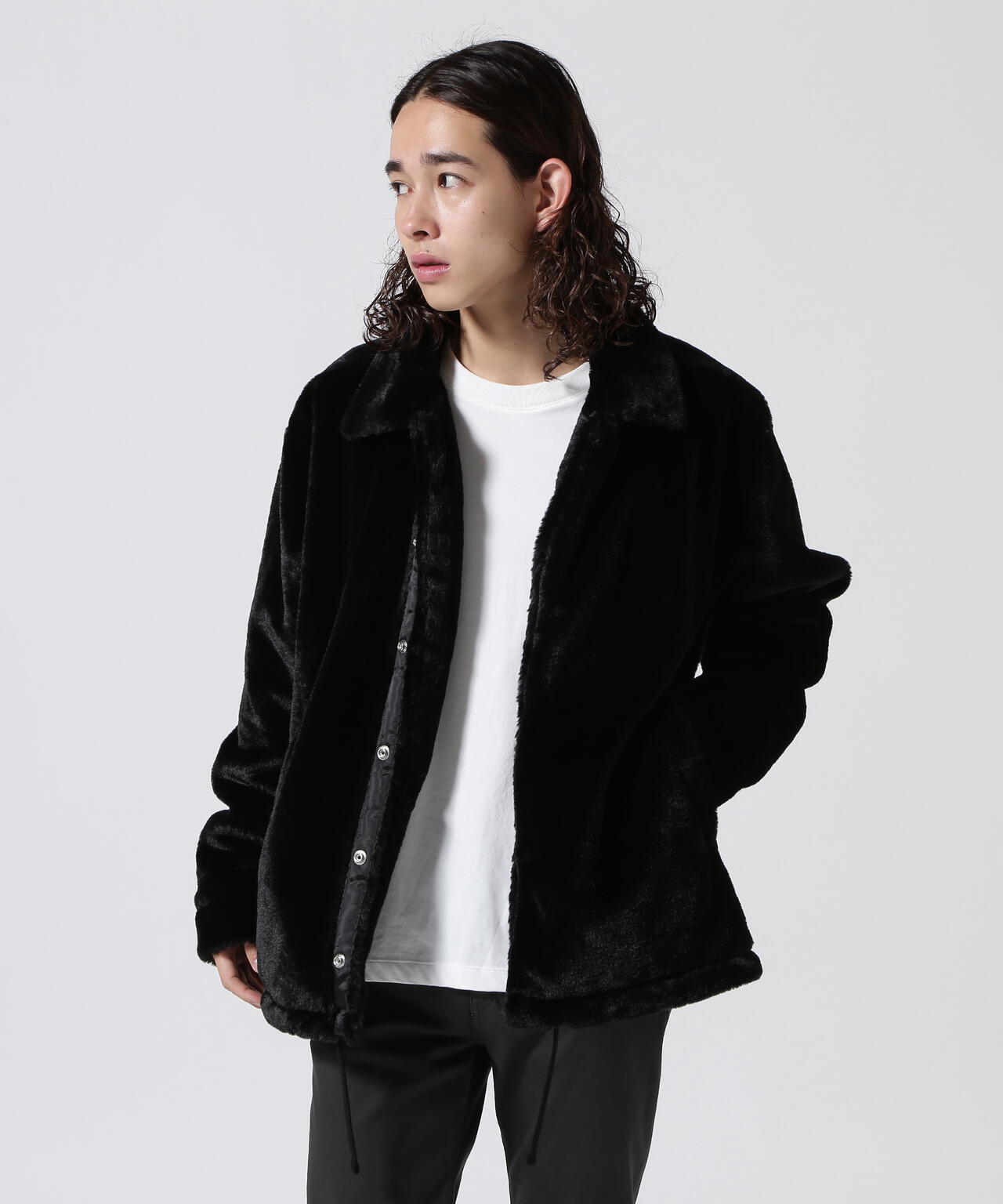 LUSOR（ルーソル）ECO FUR COACH JKT エコファーコーチジャケット