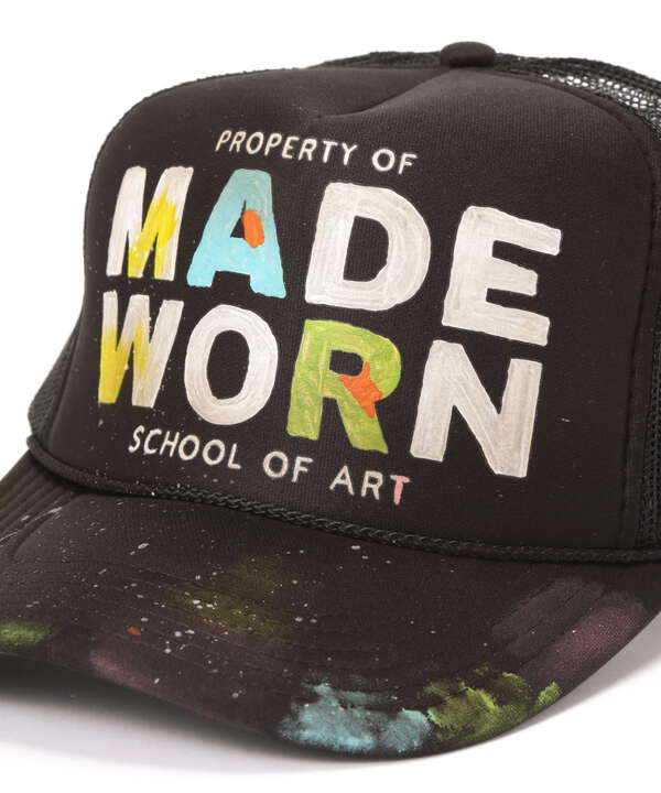 MADE WORN(メイドウォーン)SCHOOL OF ART HAND PAINT CAP