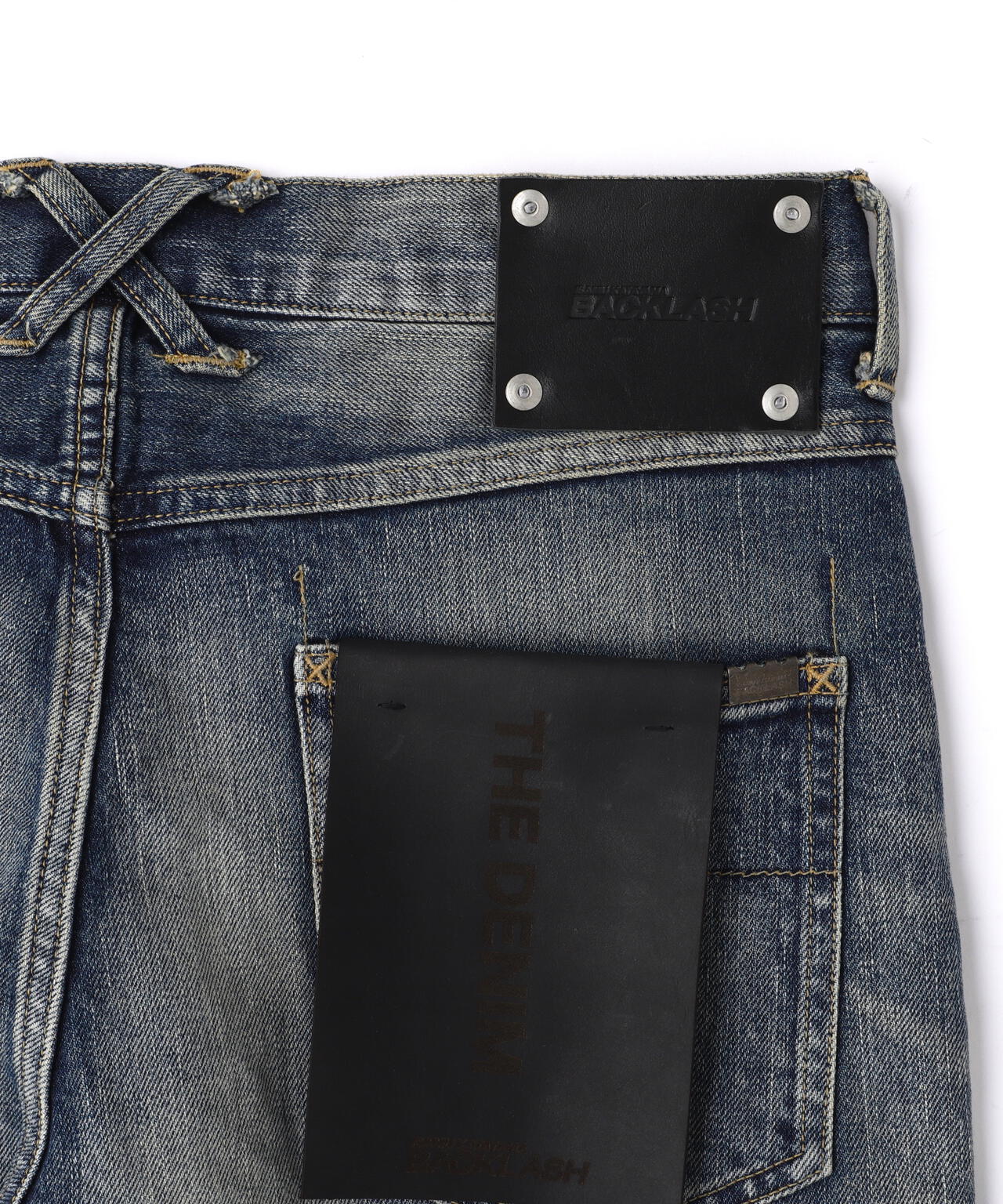 ISAMU KATAYAMA BACKLASH/THE DENIM STRAIGHT PANTS/LIGHT INDIGO | B