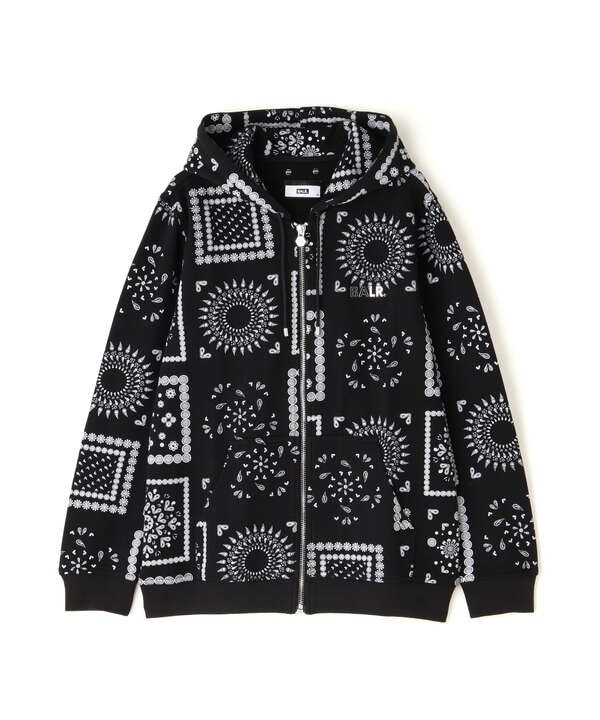 BALR./ボーラー/Q-SERIES PAISLEY ST ZIP HD/B'2nd別注