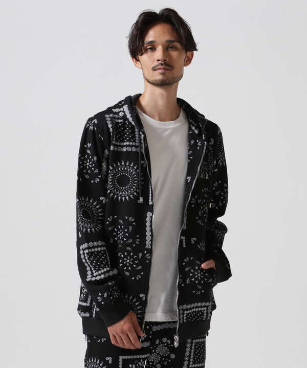 BALR./ボーラー/Q-SERIES PAISLEY ST ZIP HD/B'2nd別注