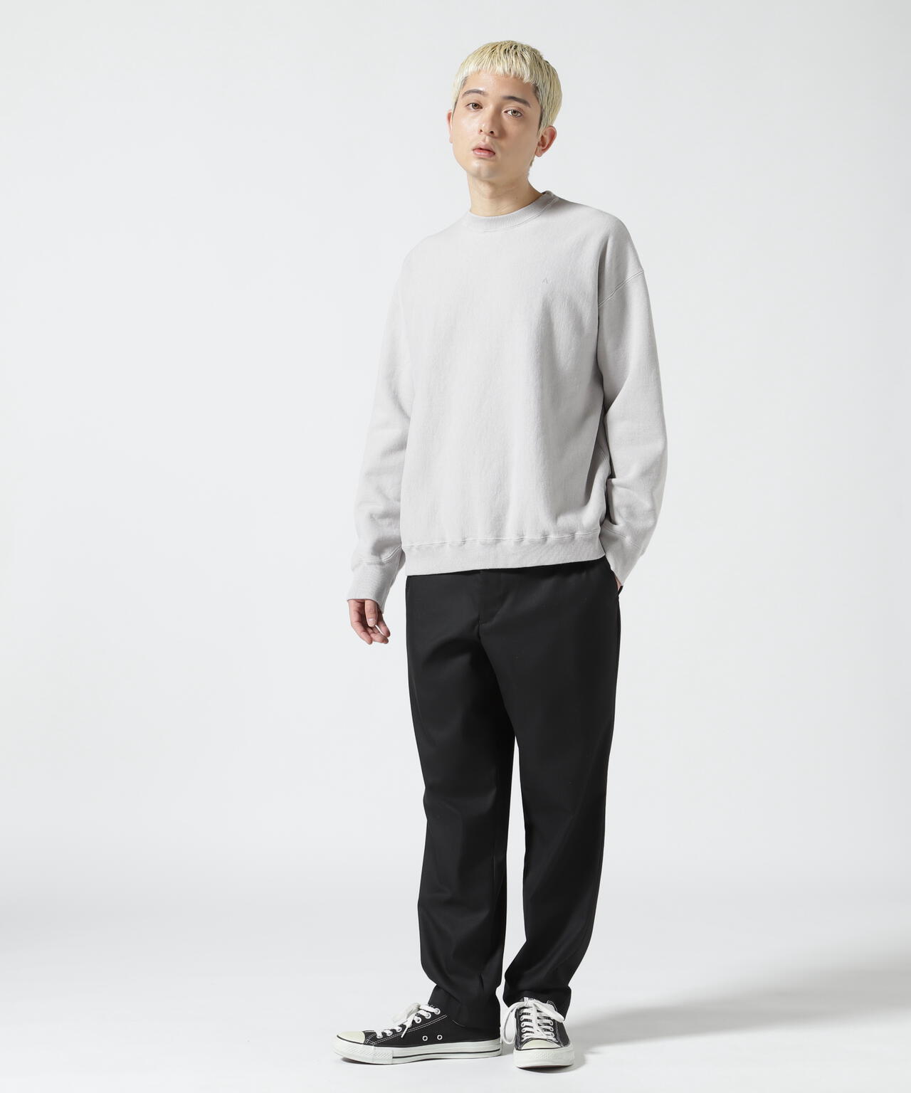 新品　タグ付　ATON GARMENT DYE  URAKE UNISEX 02季節感冬秋春