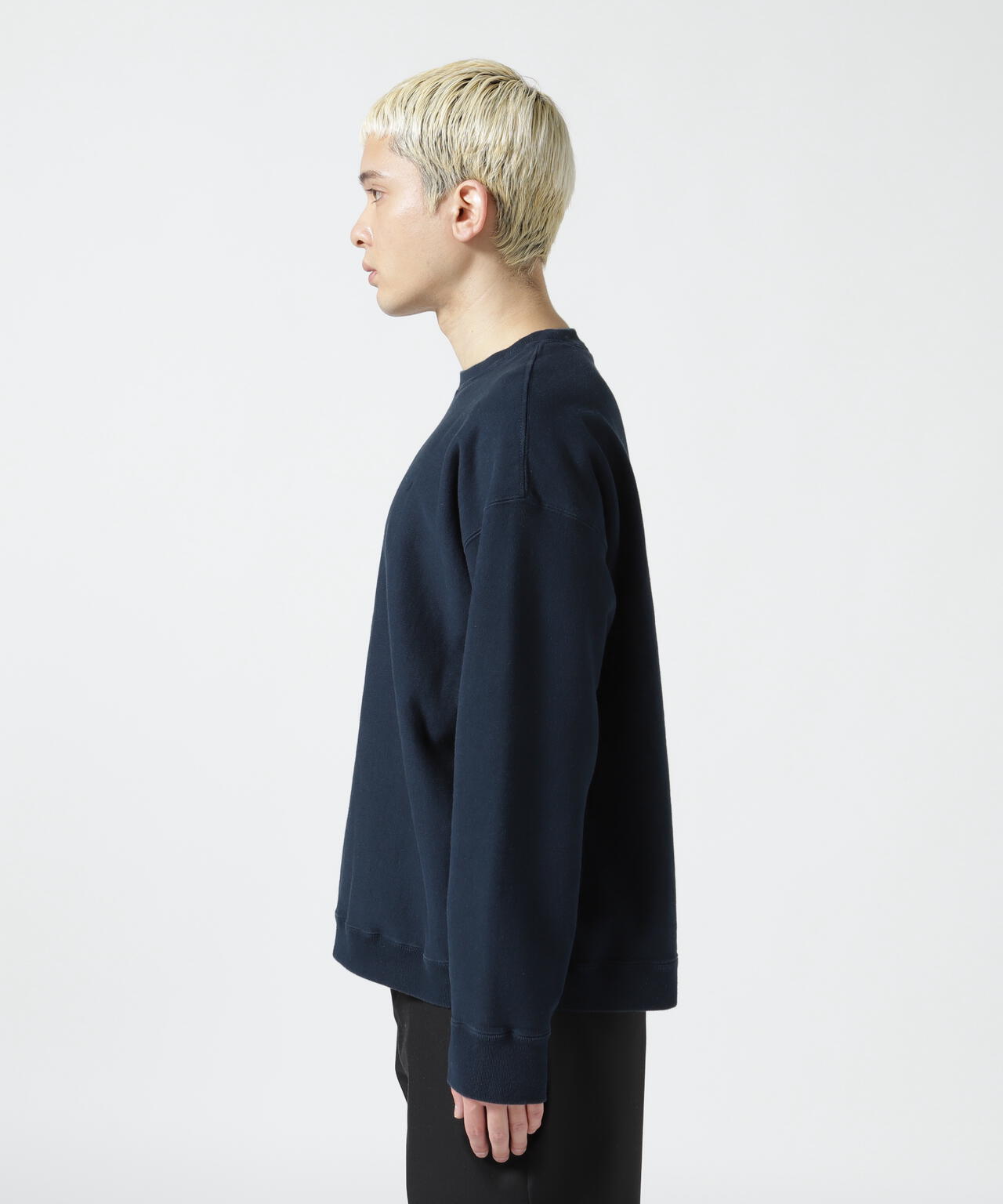 ATON (エイトン)x B'2nd 別注GARMENT DYE URAKE | OVERSIZED SWEAT SHIRT/ユニセックス