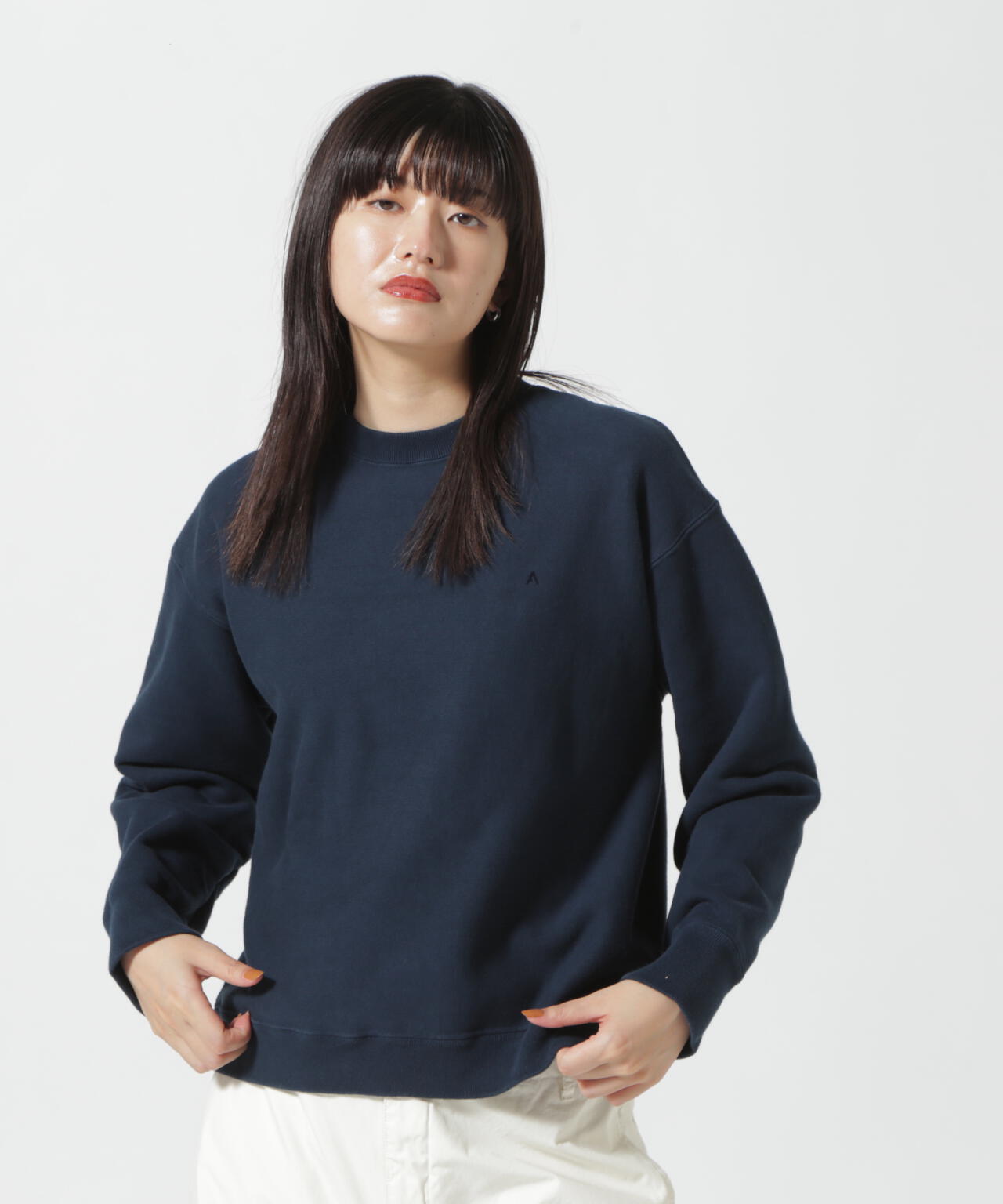 【新品未使用】エイトンATON OVERSIZED SWEAT SHIRT