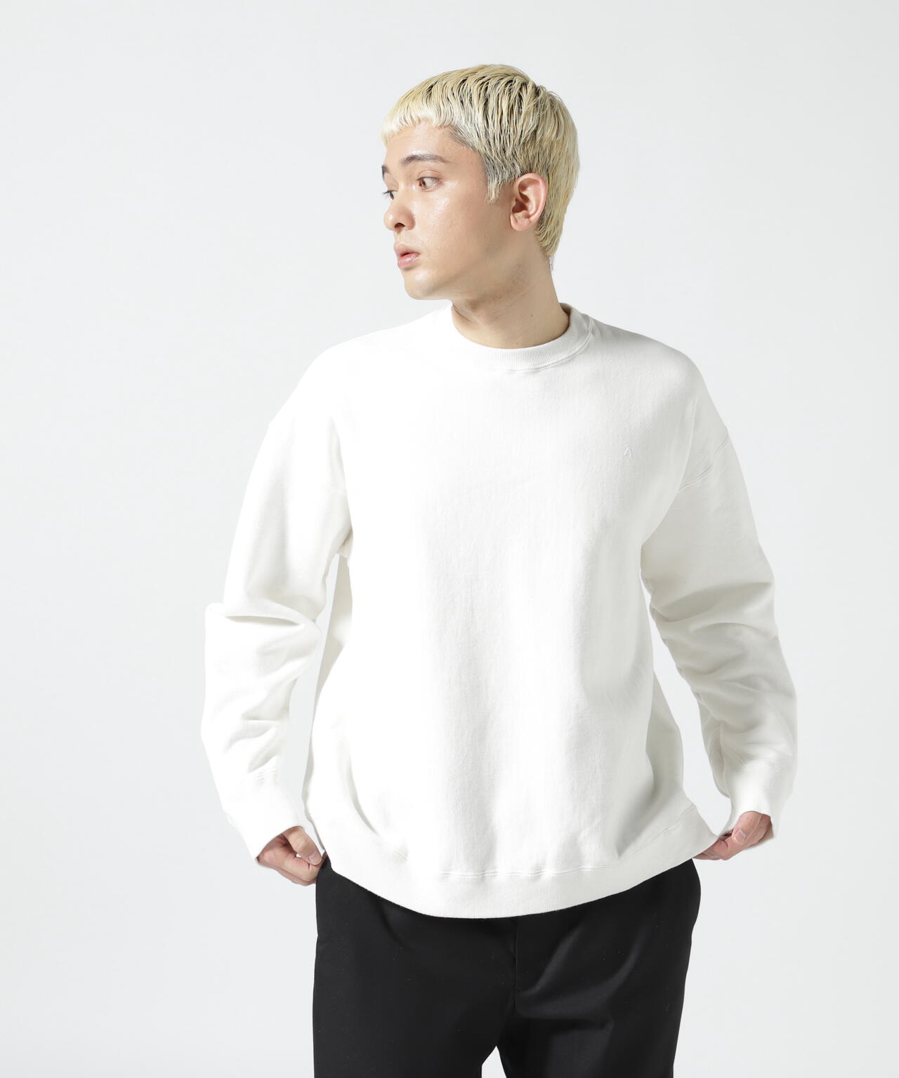 ATON（エイトン）GARMENT DYE | OVERSIZED SWEAT SHIRT