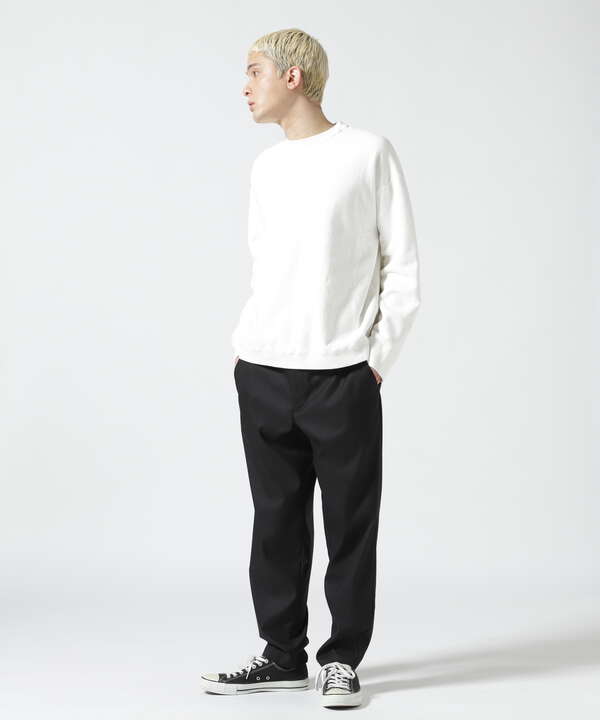 ATON（エイトン）GARMENT DYE | OVERSIZED SWEAT SHIRT ガーメントダイ オーバーサイズスウェットシャツ