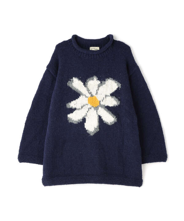 MacMahon Knitting Mills/マクマホンニッティングミルズ　Roll Neck Knit-Flower