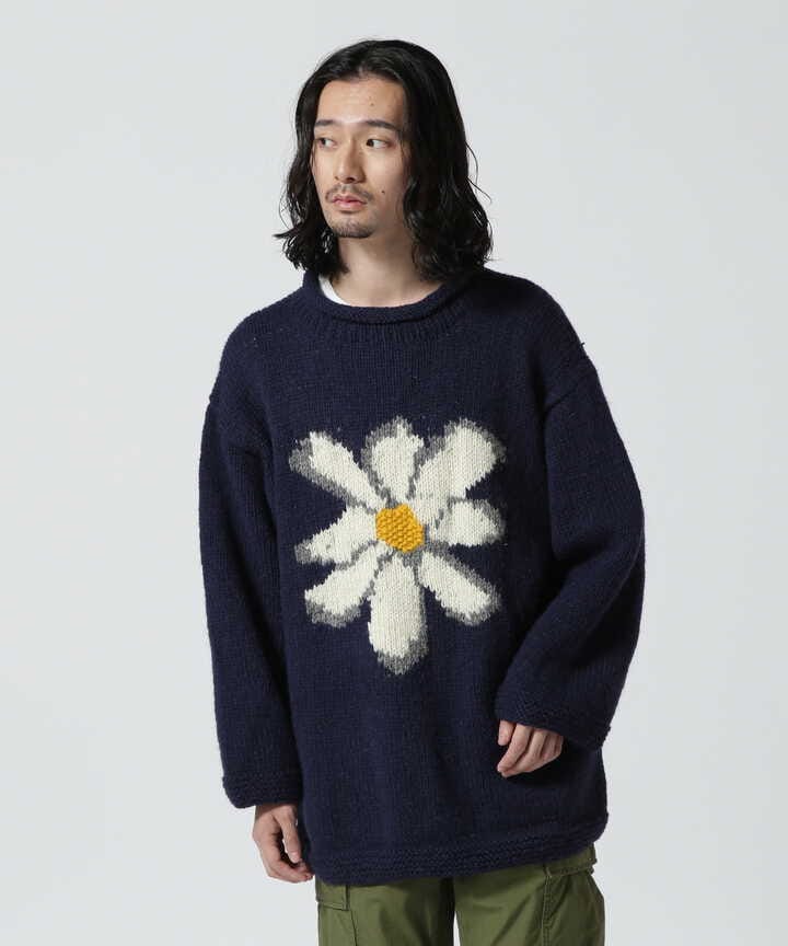 MacMahon Knitting Mills/マクマホンニッティングミルズ　Roll Neck Knit-Flower