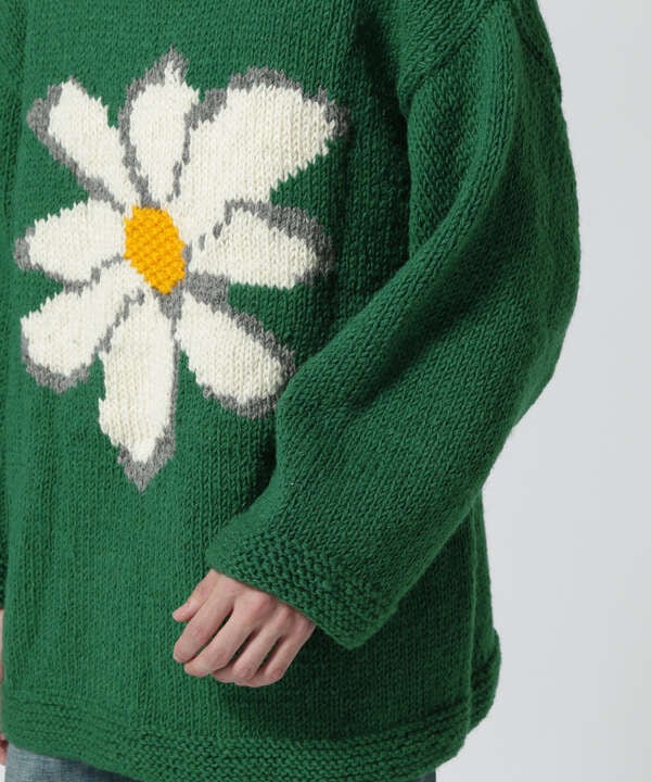 MacMahon Knitting Mills/マクマホンニッティングミルズ　Roll Neck Knit-Flower