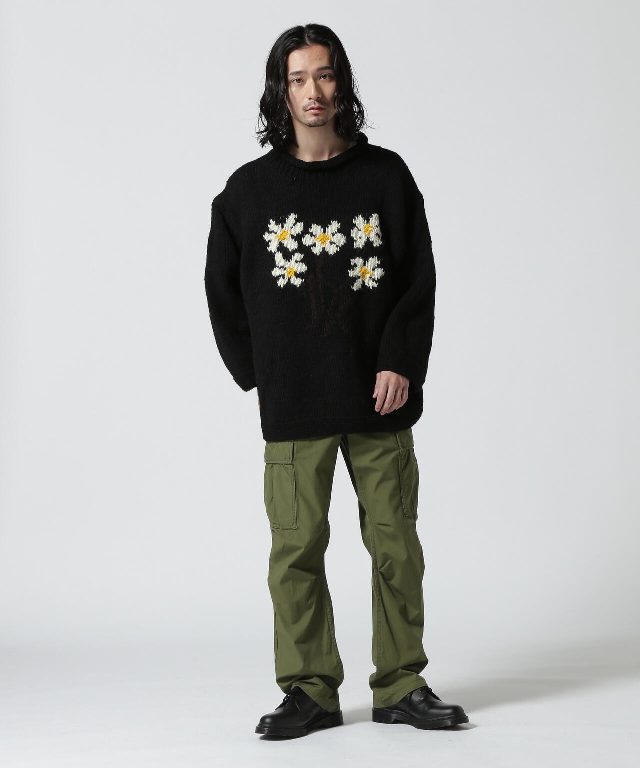 MacMahon Knitting Mills / Roll Neck Knit-5 Flower | B'2nd ( ビーセカンド ) | US  ONLINE STORE（US オンラインストア）