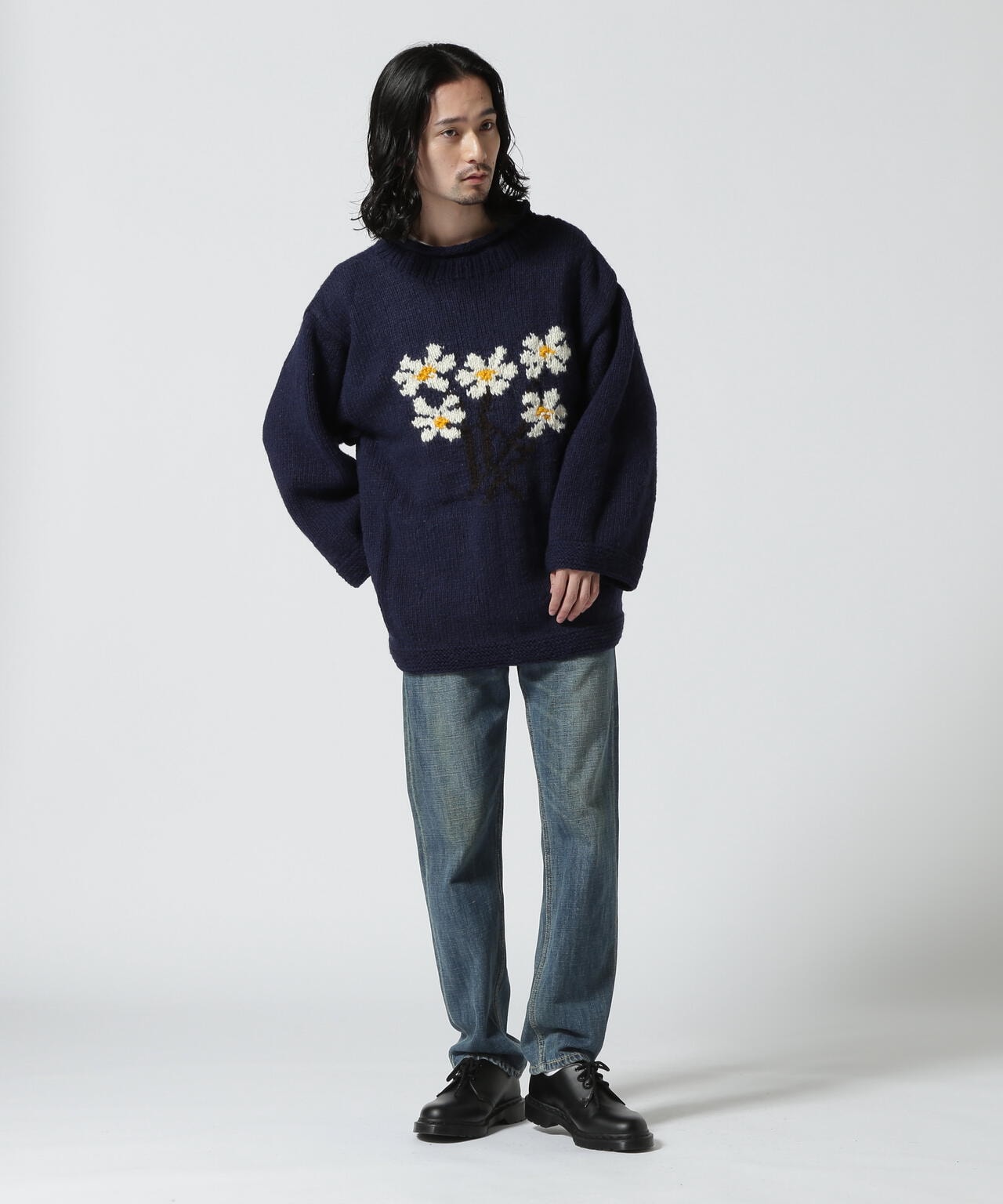 MacMahon Knitting Mills / Roll Neck Knit-5 Flower | B'2nd ( ビー